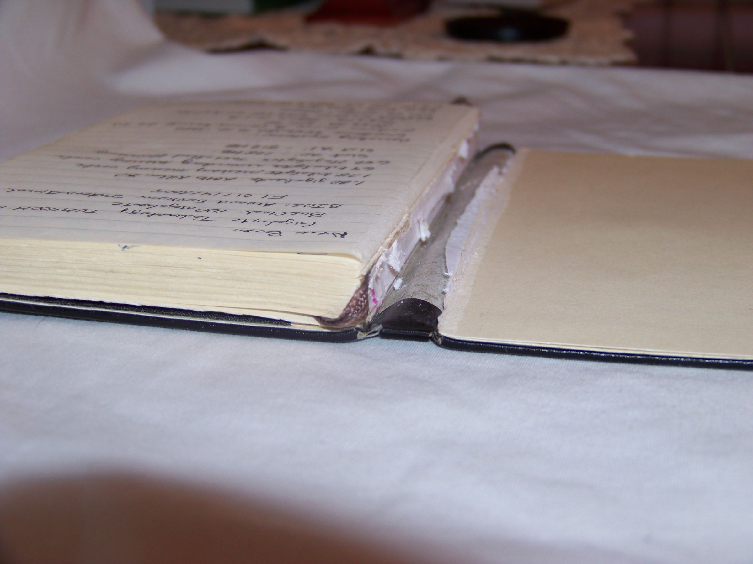 Refill Your Old Moleskine 6 Steps Instructables