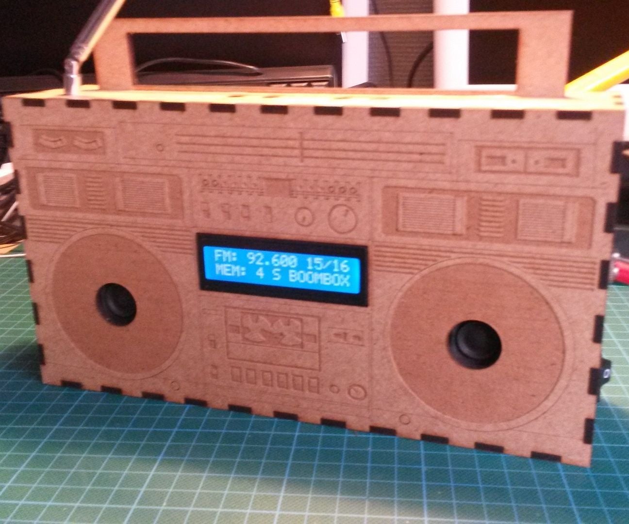 Wooden BoomBox 5 Steps (with Pictures) Instructables