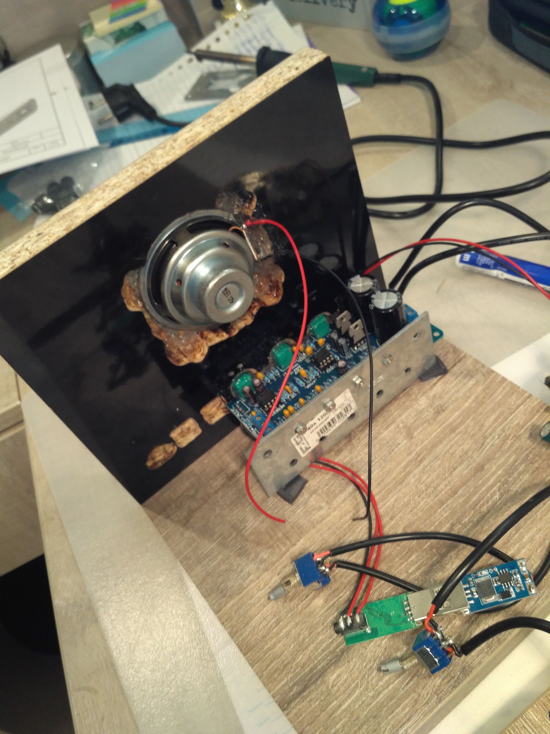 homemade bluetooth speaker with subwoofer