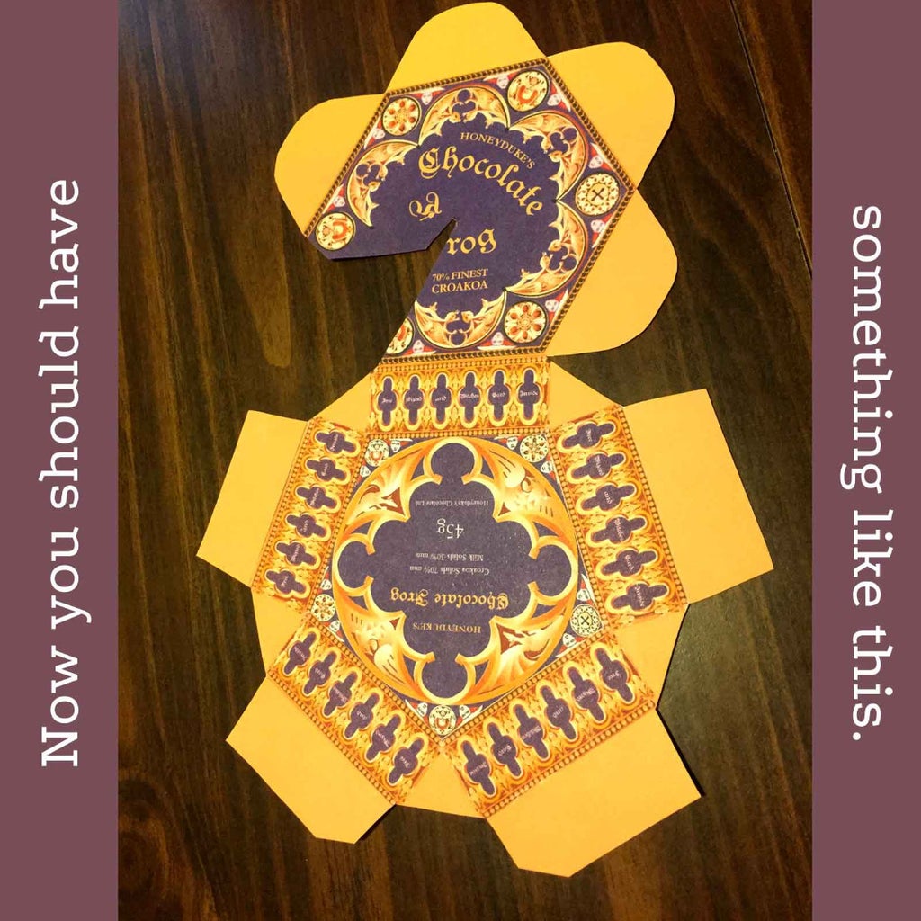 Honeyduke's Chocolate Frog Box 6 Steps (with Pictures) Instructables