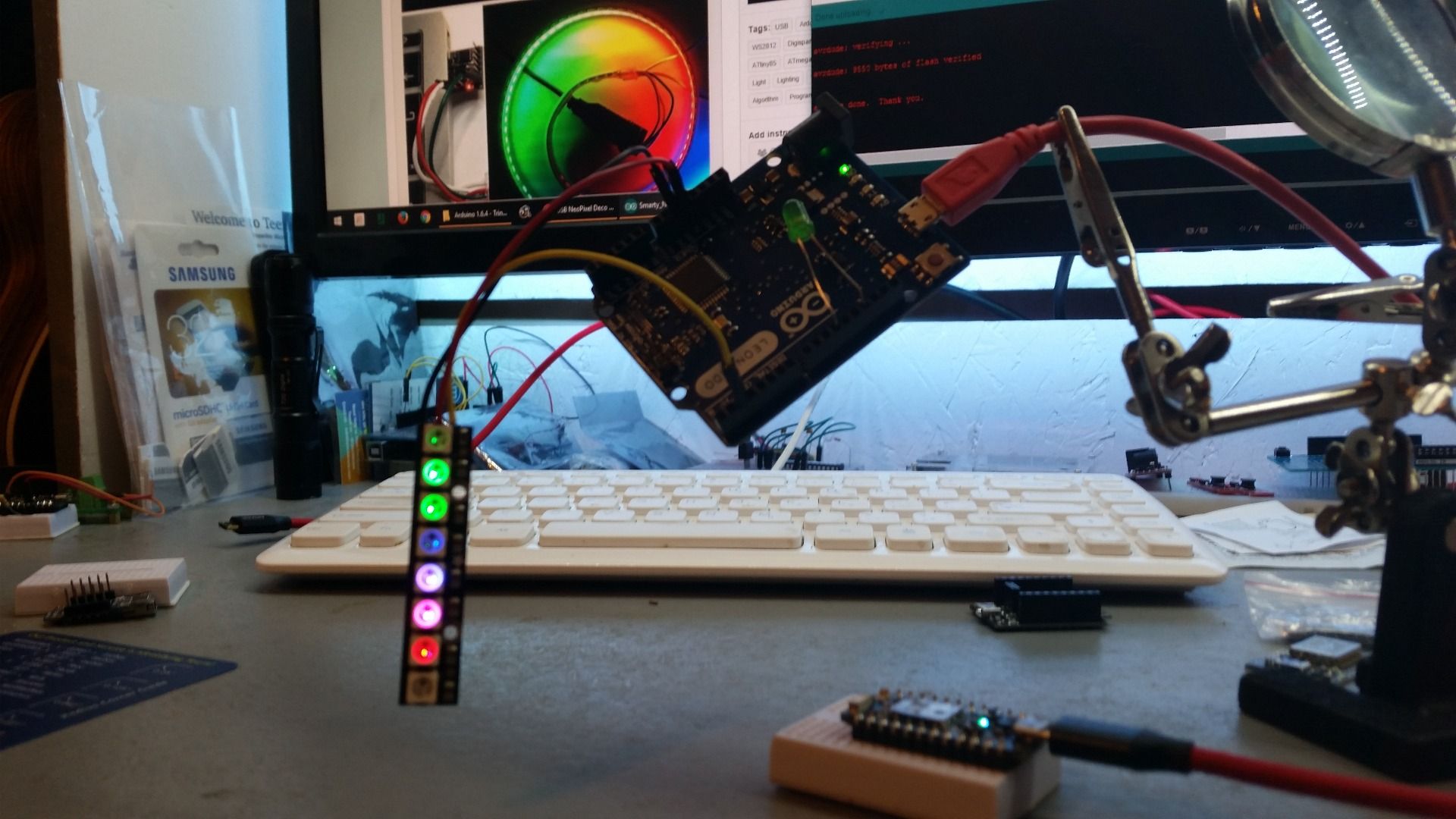 USB NeoPixel Deco Lights (via Digispark / ATtiny85)