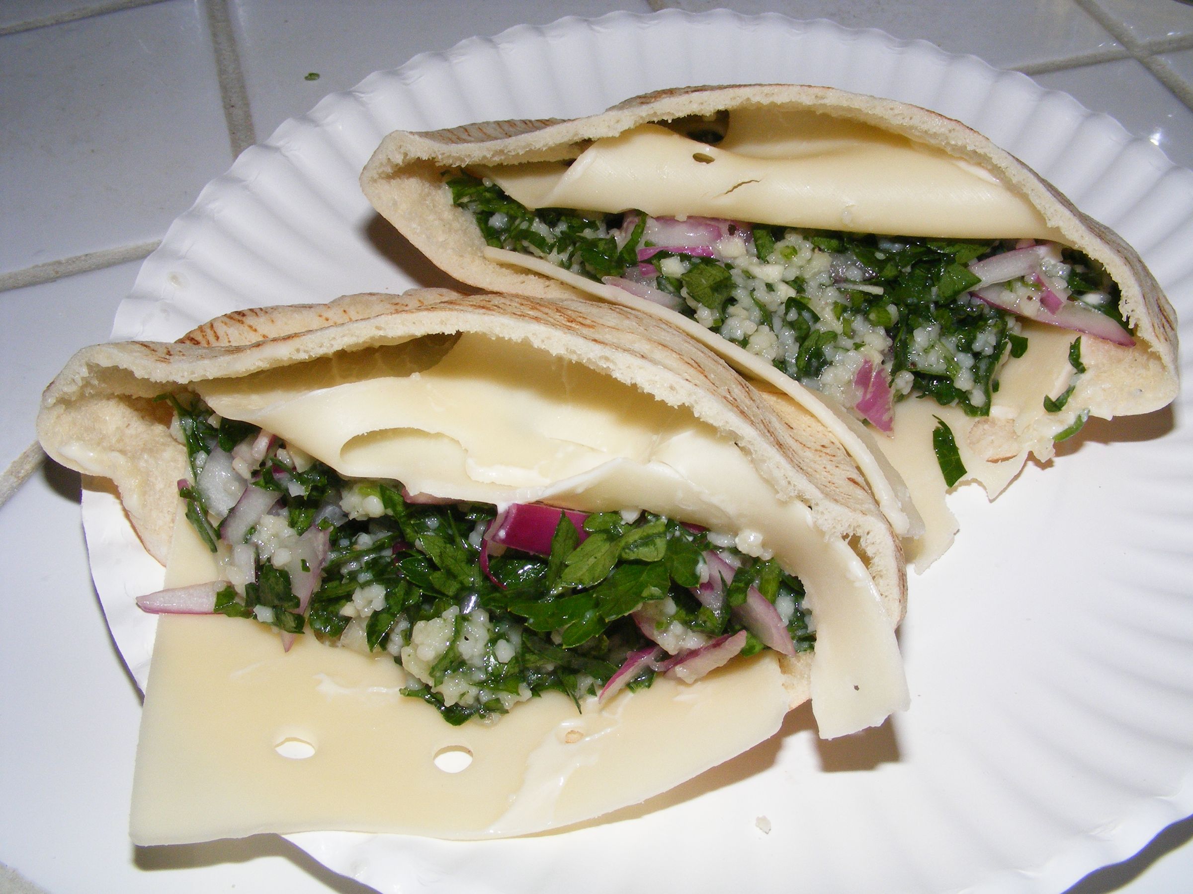 Tabouli Rider Sandwich