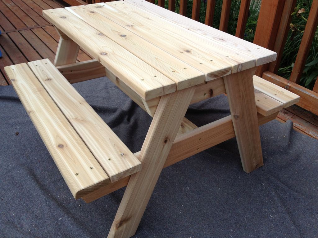 Kids Picnic Table 8 Steps With Pictures Instructables Kids Picnic Table 8 Steps With Pictures Instructables