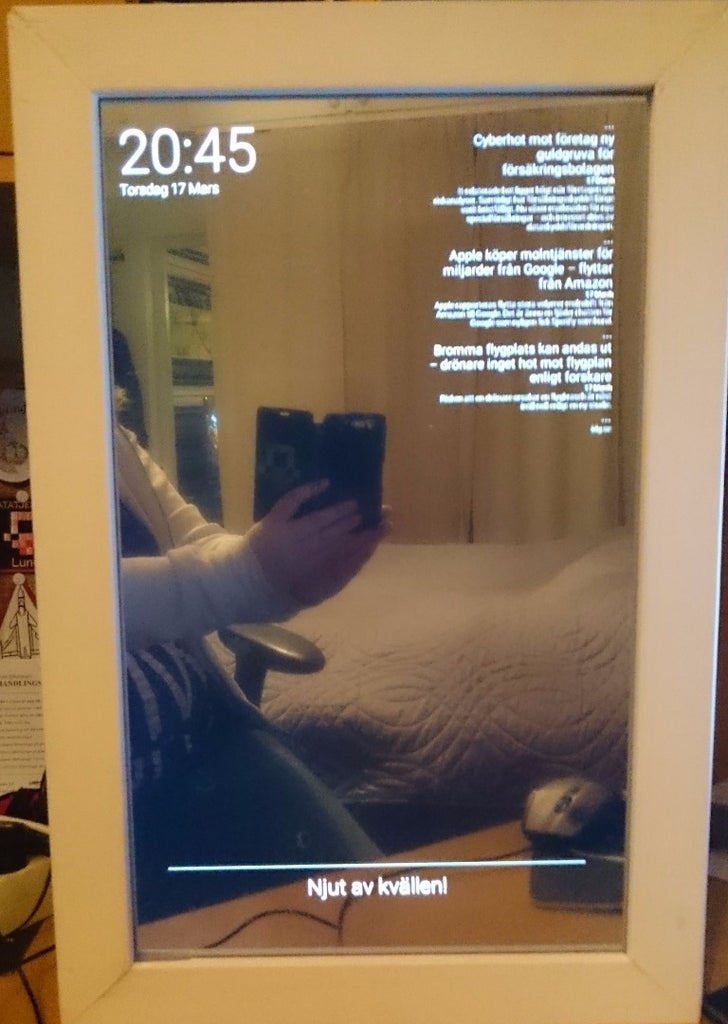 how to make a magic mirror 6 steps