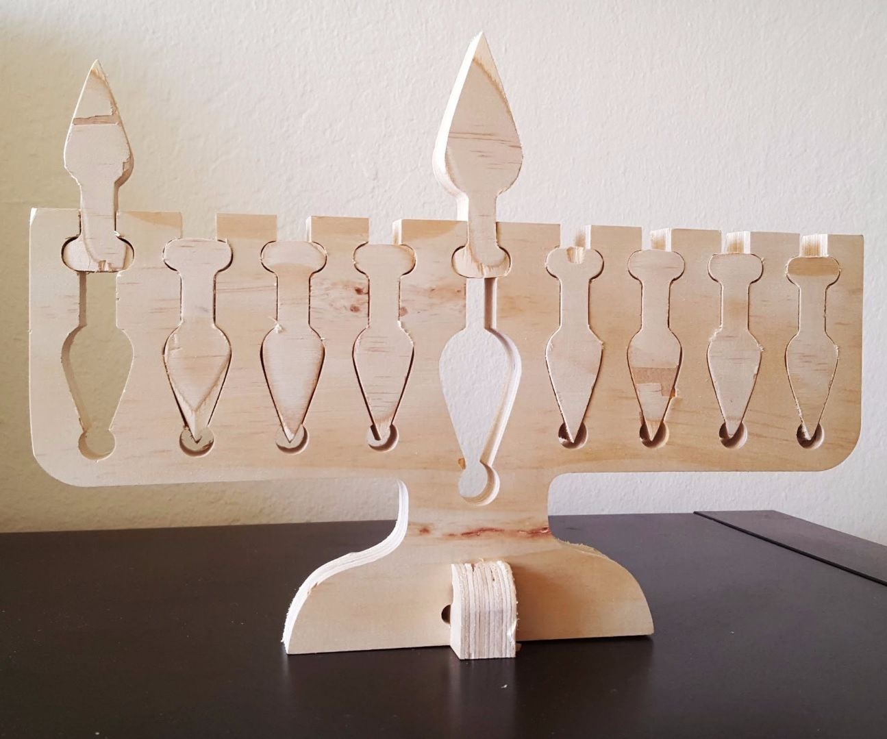 CNC CandleLess Menorah Instructables