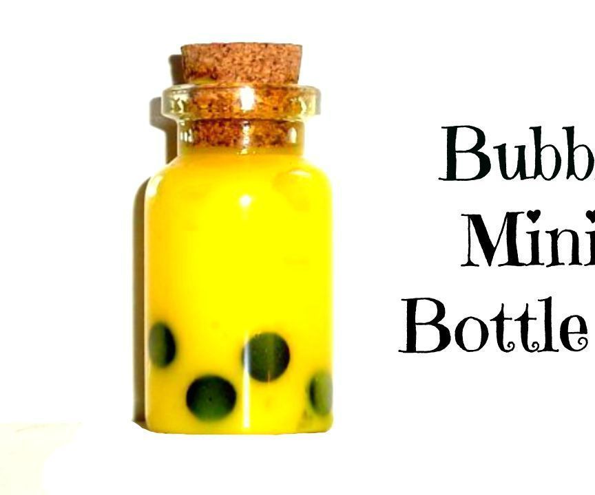 miniature bubble tea bottle charm DIY Project DIY Project Image
