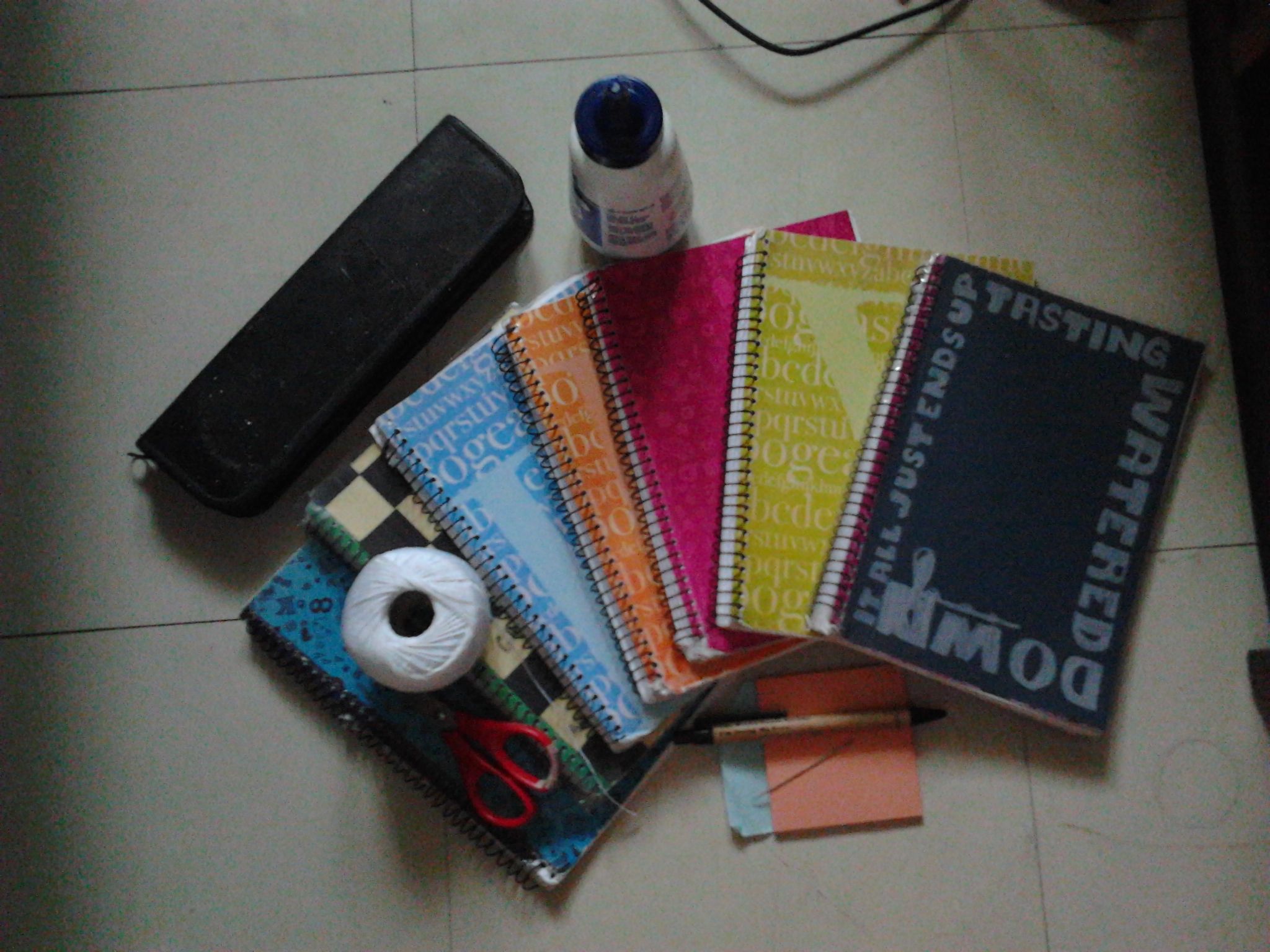 New Notebooks From Old Spiral Notebooks 6 Steps Instructables