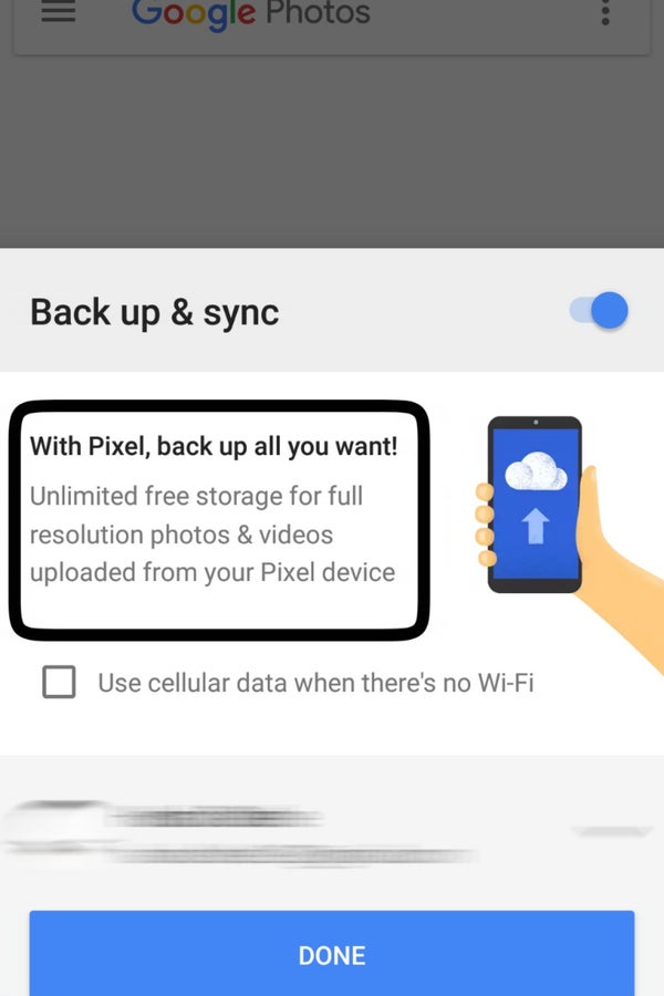 get unlimited storage on google photos