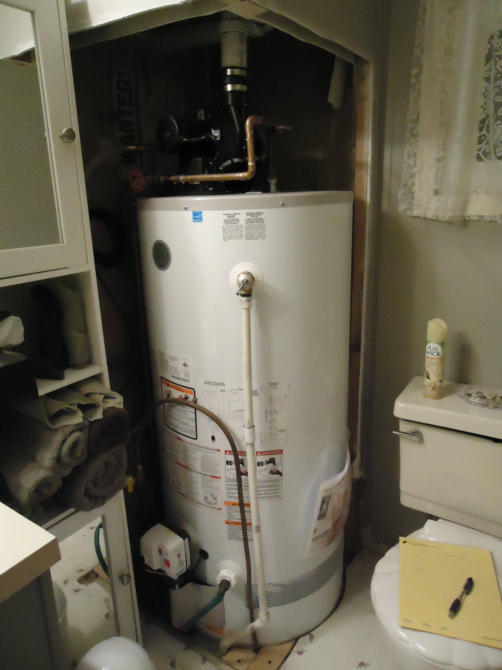 'Sliding Wall Panels' for Around Hot Water Heater 4 Steps Instructables