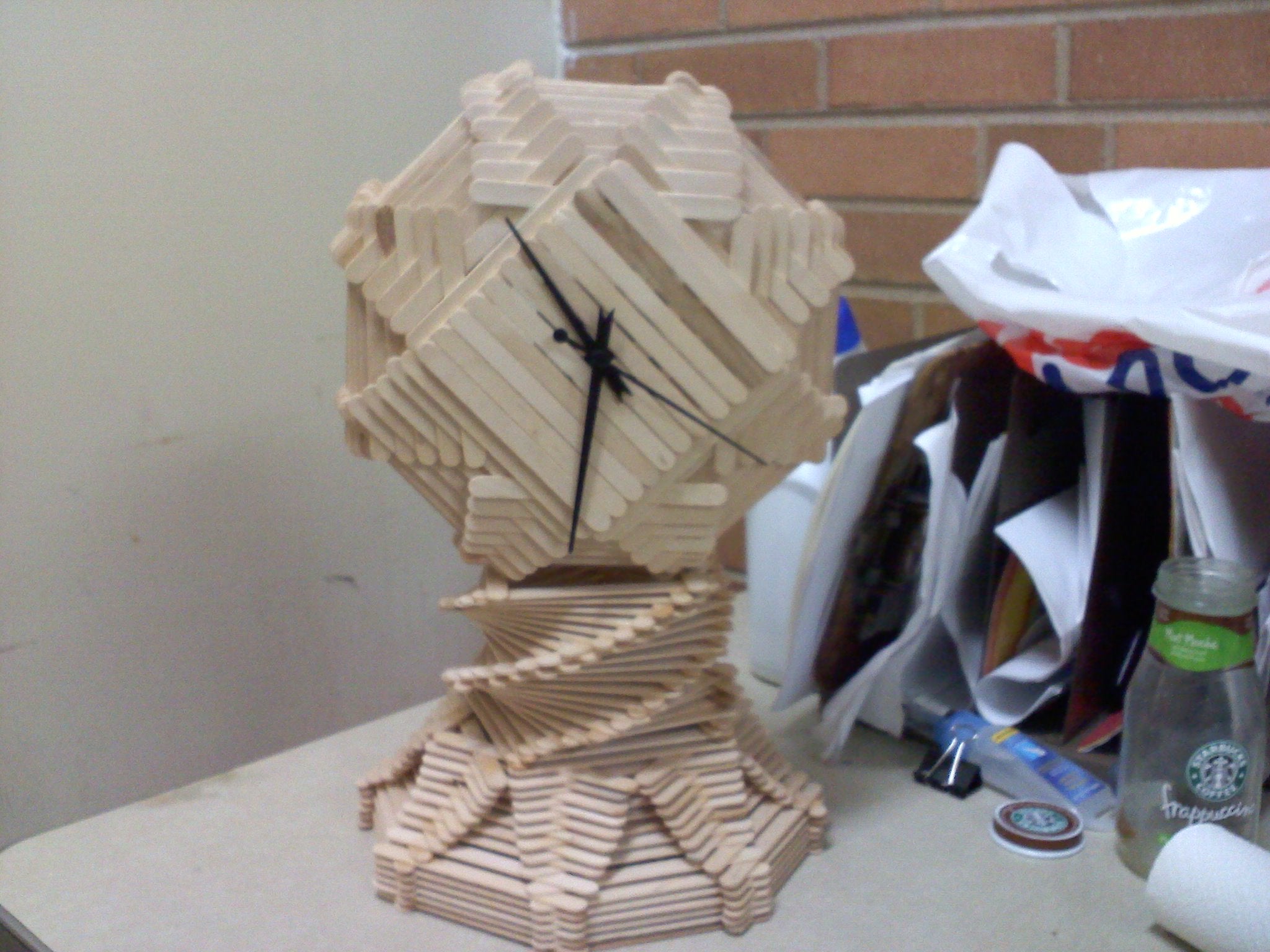 Popsicle Stick Clock 6 Steps (with Pictures) Instructables