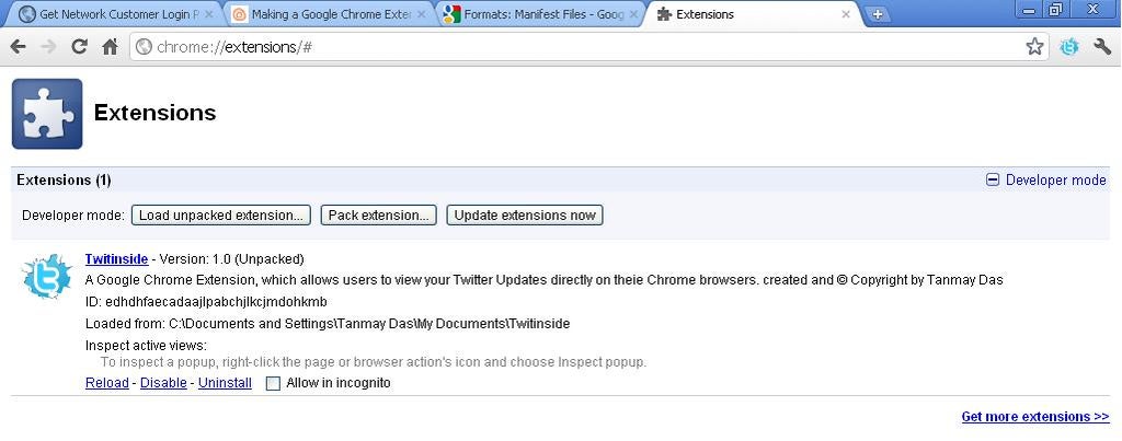 google chrome extension for twitter