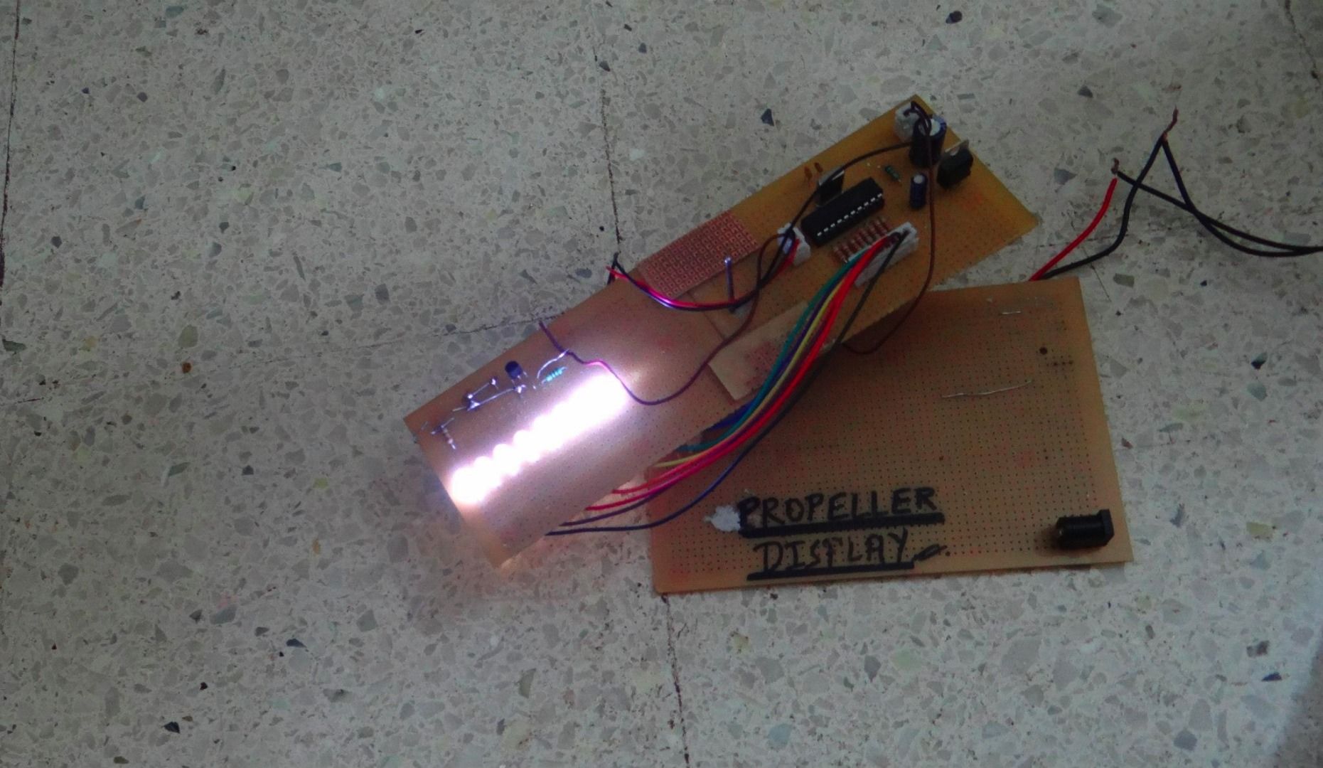 Propeller Display 11 Steps (with Pictures) Instructables