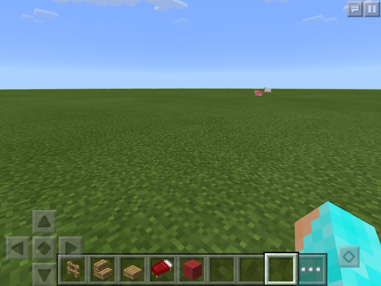 How To Build A Cool Umbrella In Minecraft Pe 0 13 0 12 Steps Instructables