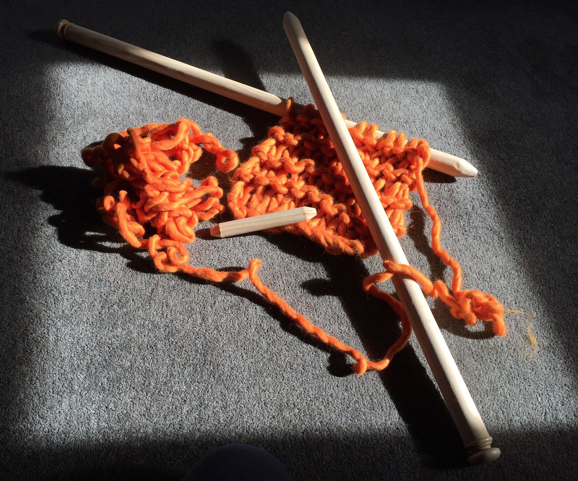 Make Your Own Giant Knitting Needles 5 Steps (with Pictures