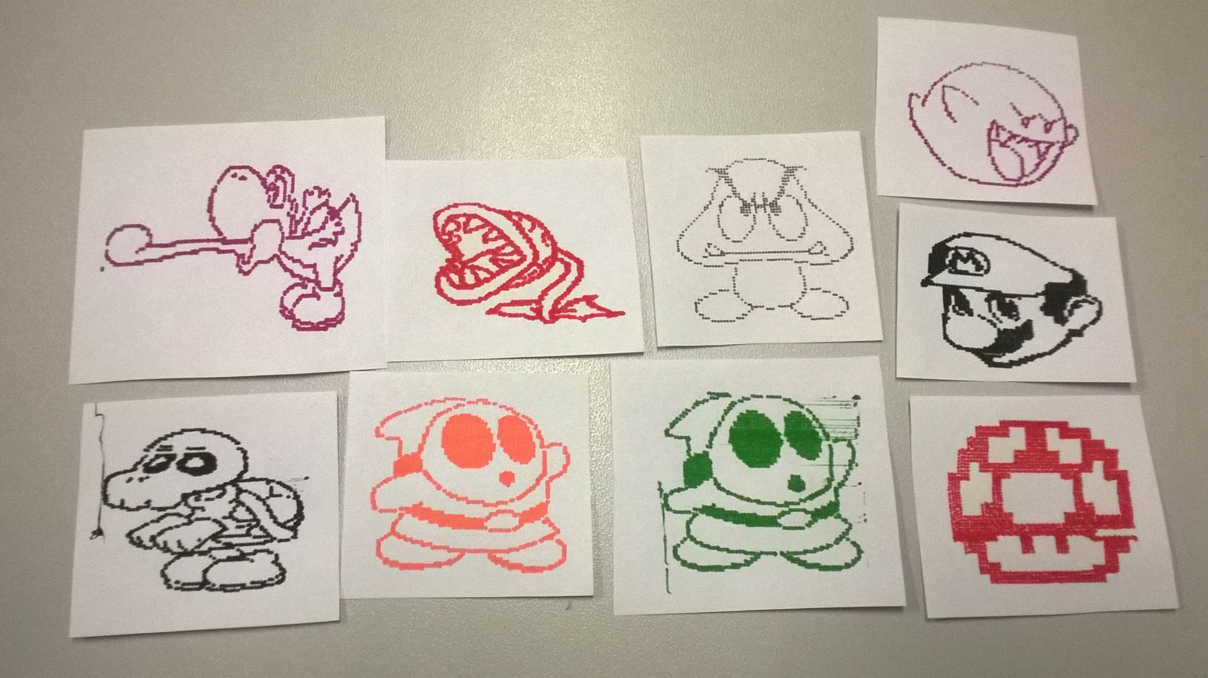 arduino dot matrix printer