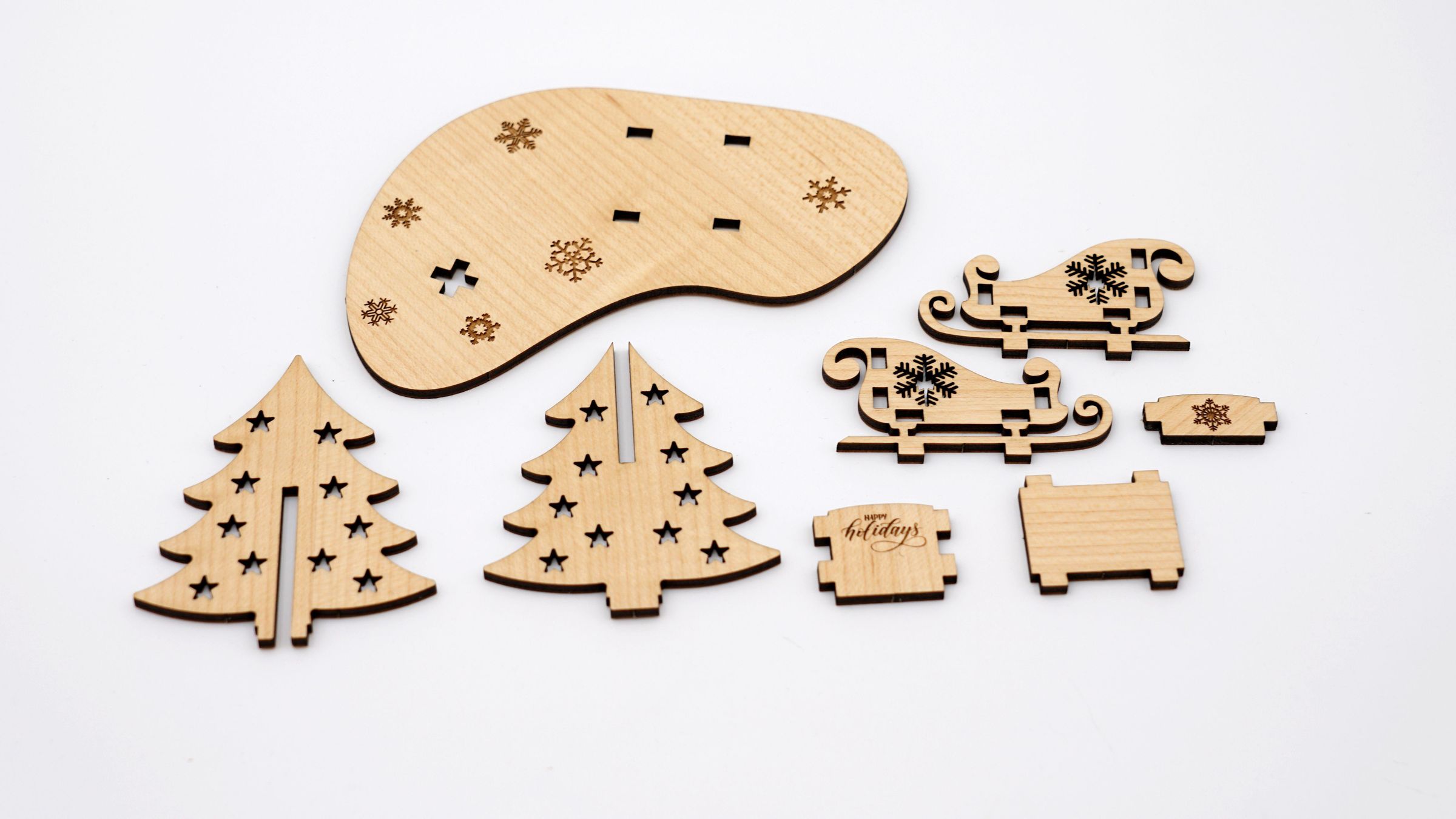 Laser Cut 3D Holiday Cards Instructables