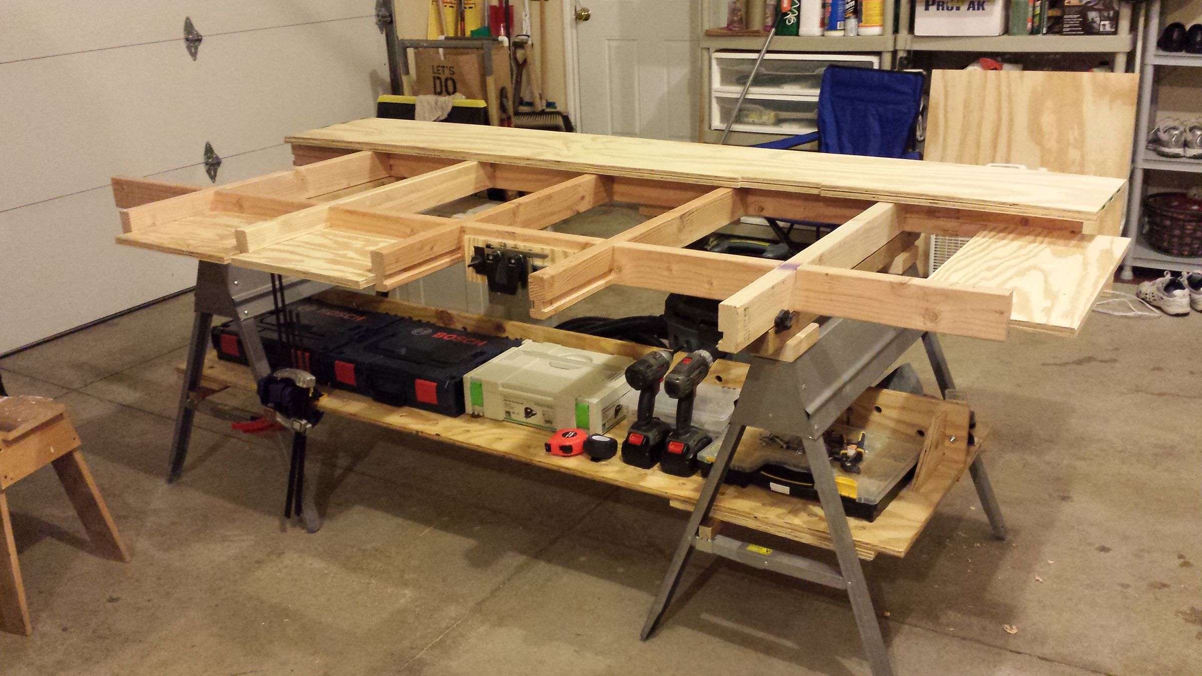 Simple Plywood Cutting Table / Work Table (Updated) 6 Steps (with