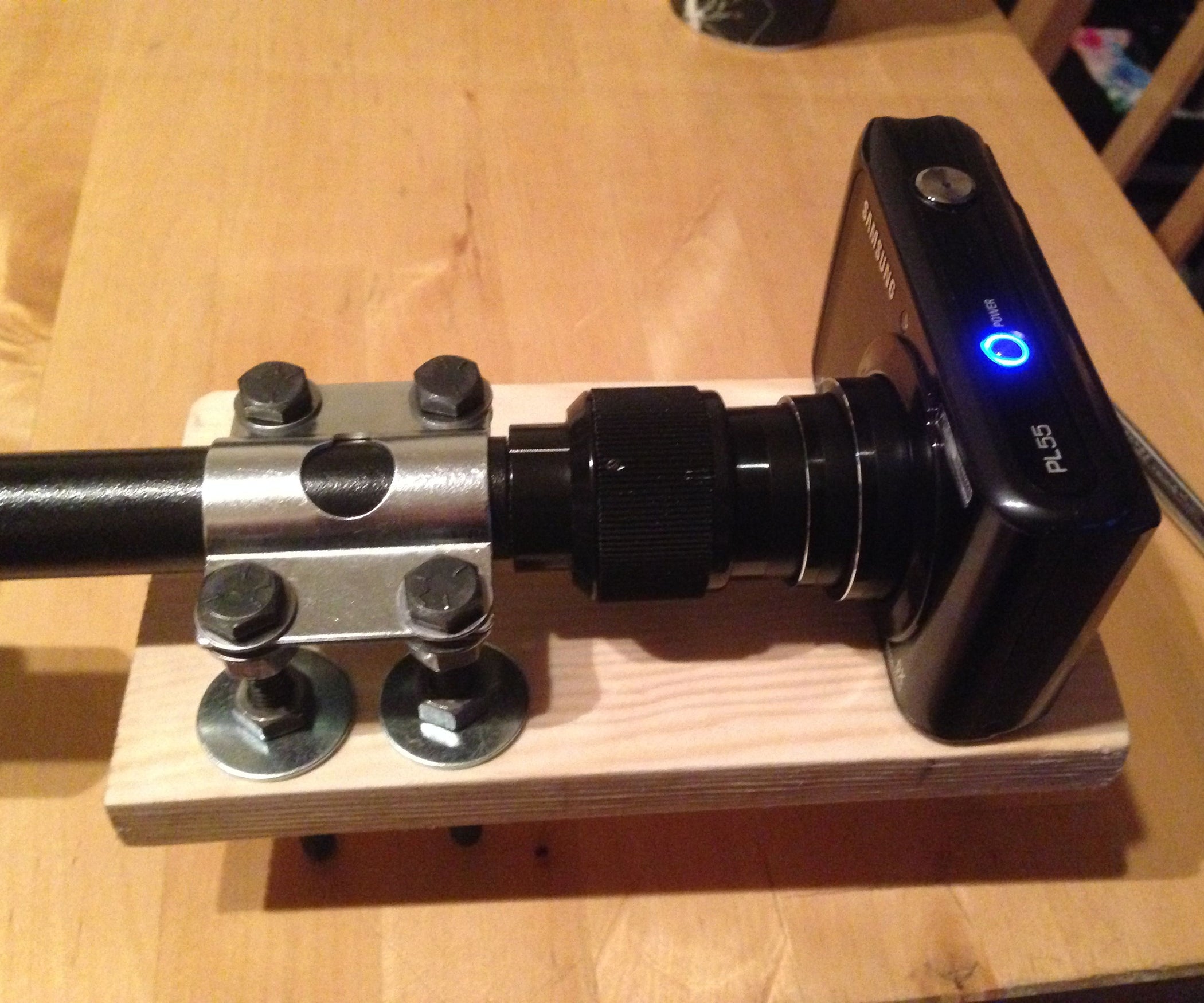 Digital Camera Telescope Mount 6 Steps Instructables