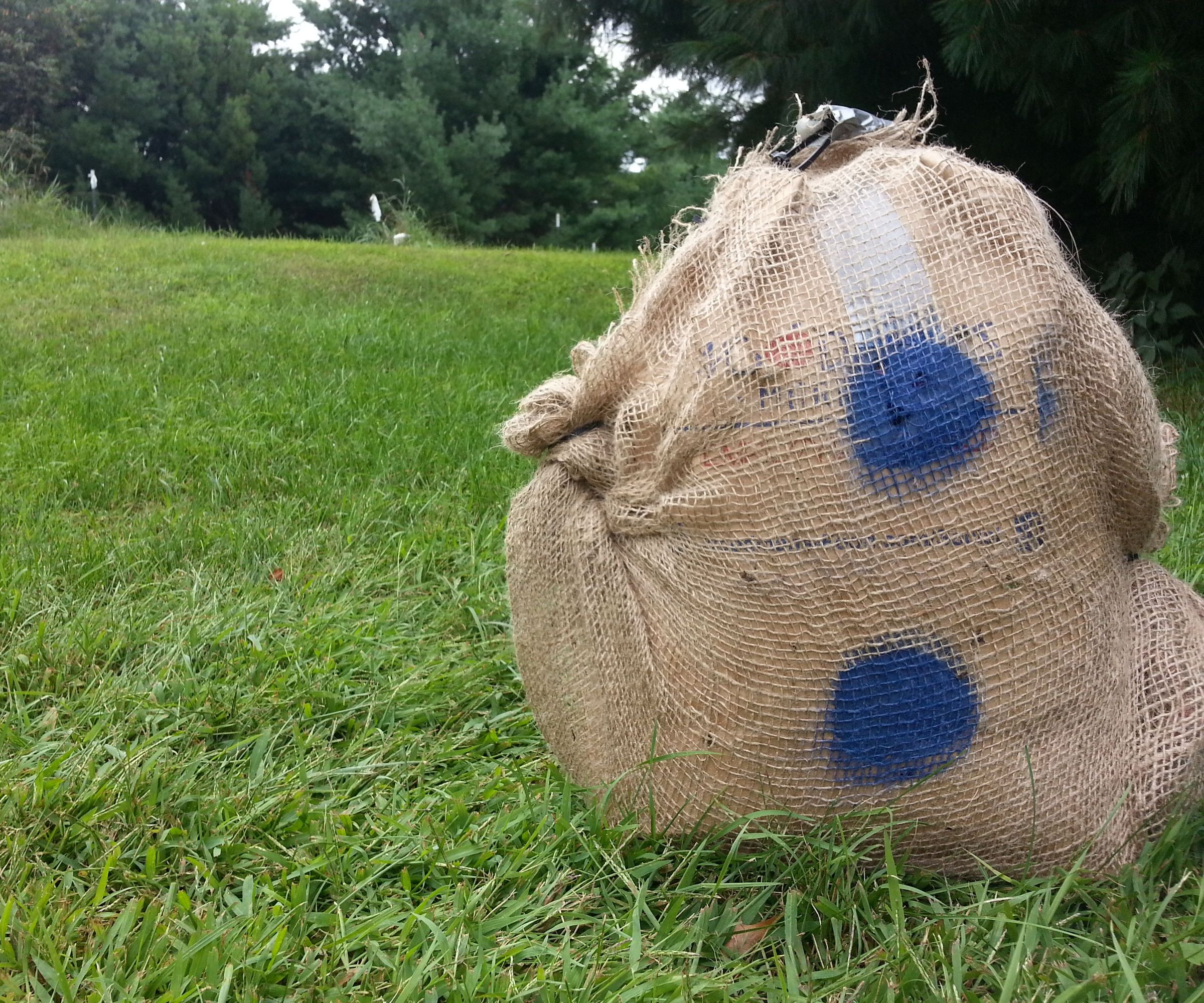 DIY guide for EASY DIY ARCHERY TARGET!! with step-by-step instructions