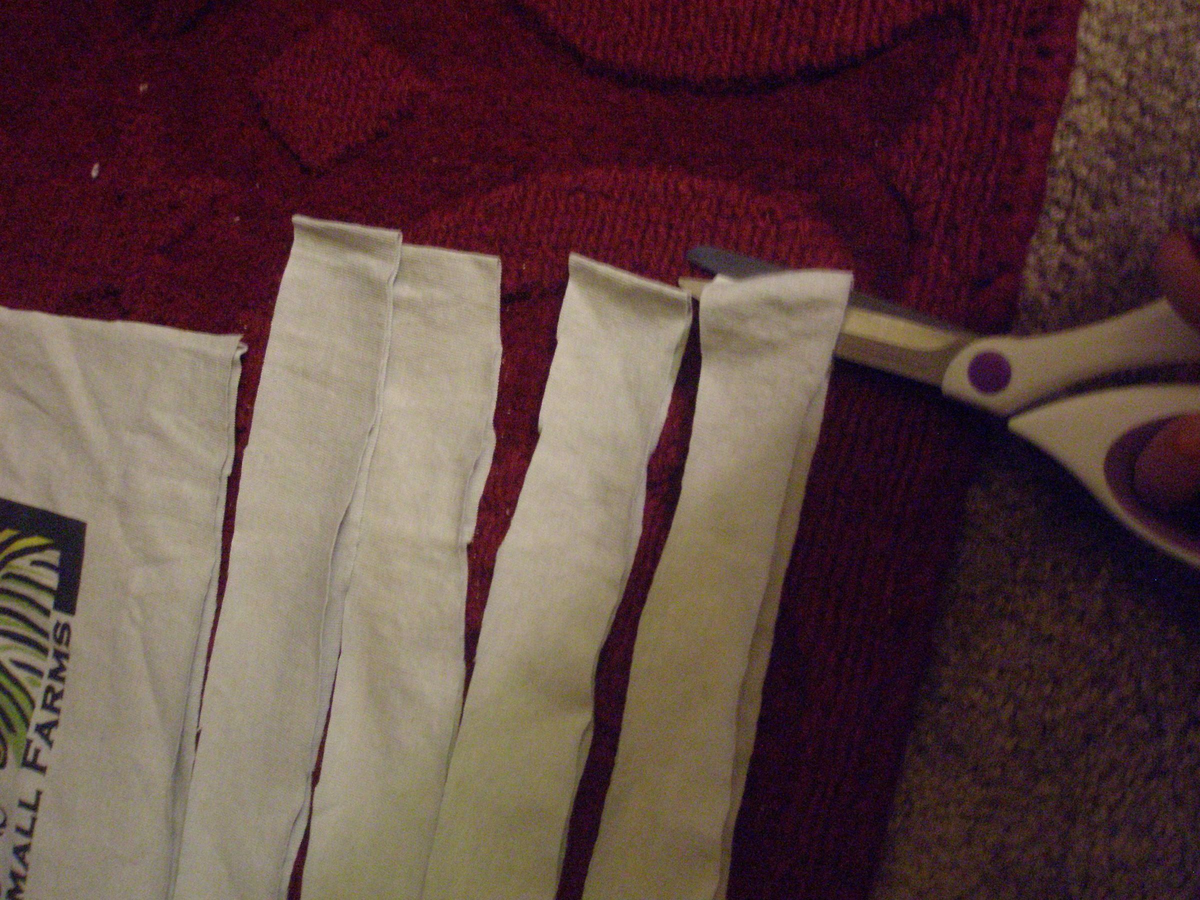 How to Make a Drawstring Backpack Out of a Tshirt 6 Steps