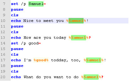 Tips on Makeing a Batch Game.