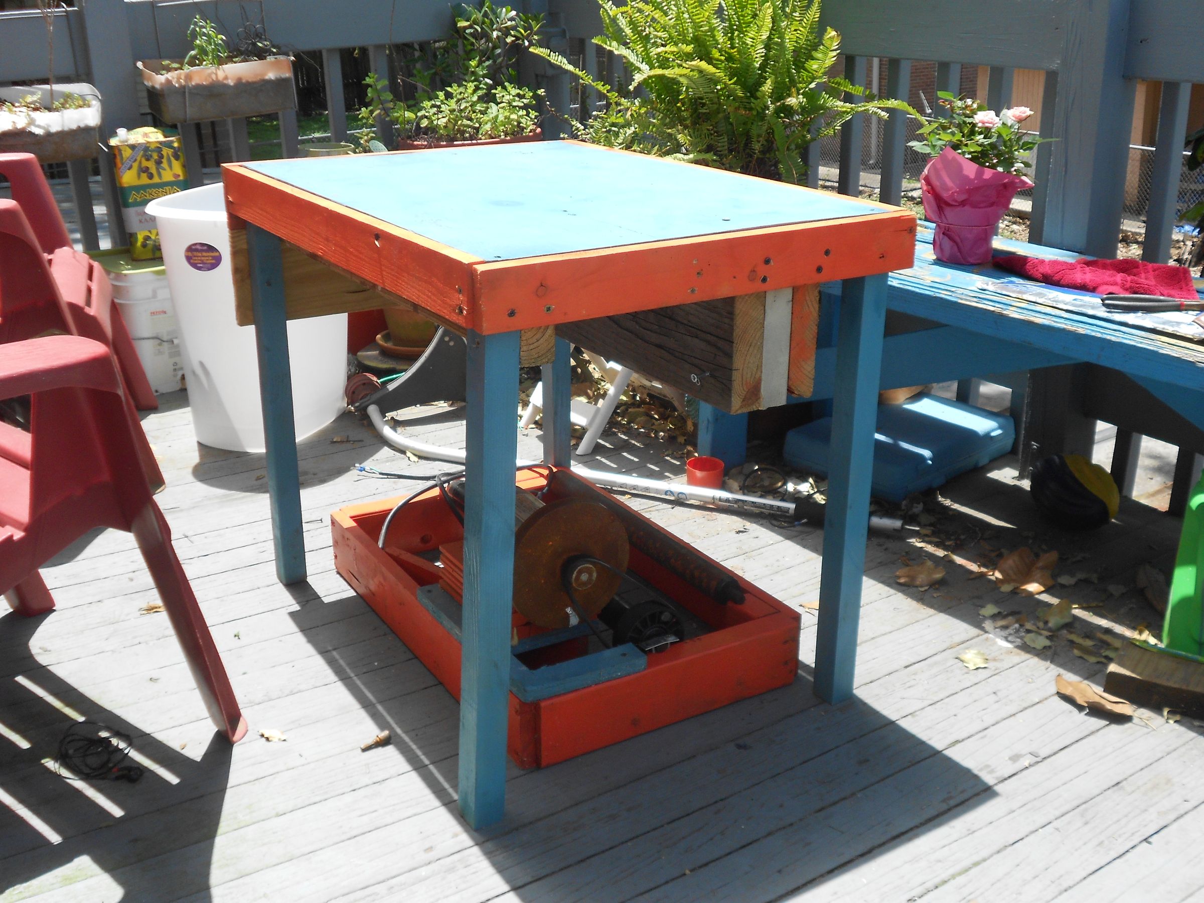 Bike Generator Patio Furniture Made From Recycled Materials W Voltage Regulated Battery Charging System 7 Steps With Pictures Instructables