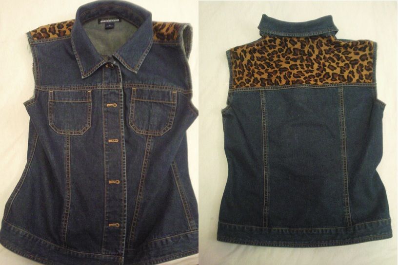 Adding a Fabric Panel to a Denim Vest, All With Out Sewing! Instructables