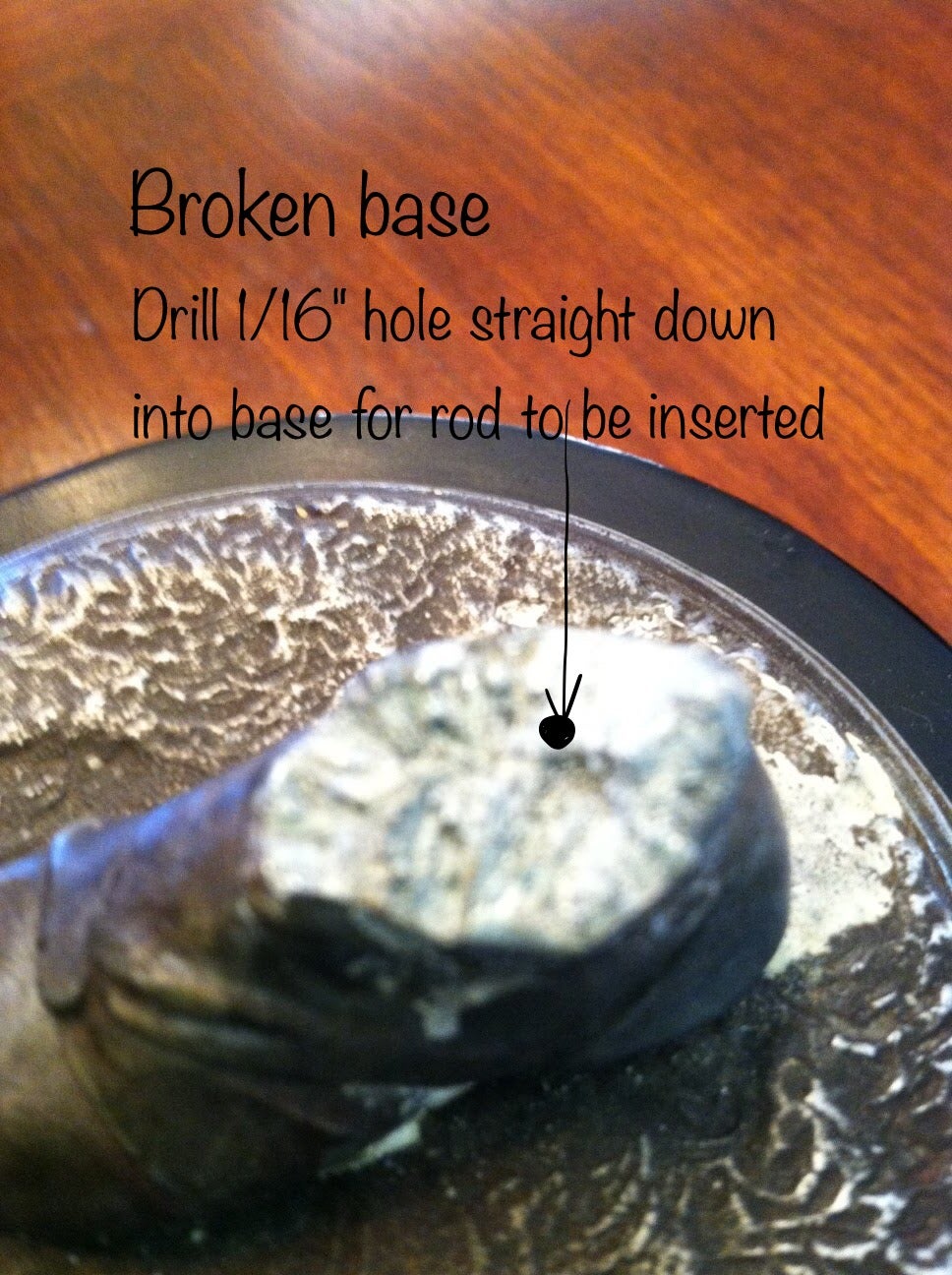 Reparing Broken Pewter Statue (with Pictures) Instructables