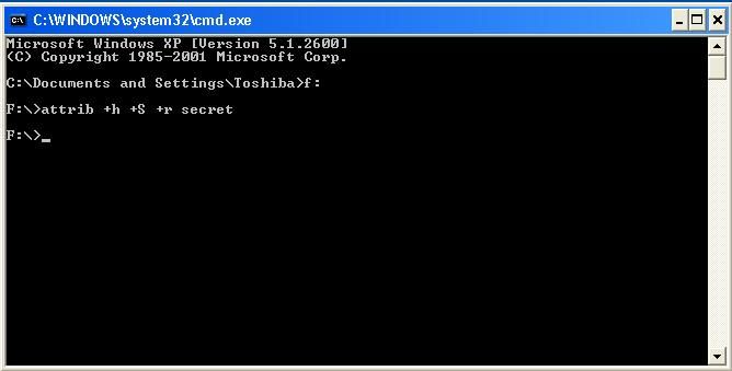 Hide Files Using Cmd Not D Folder Option Method 3 Steps Instructables