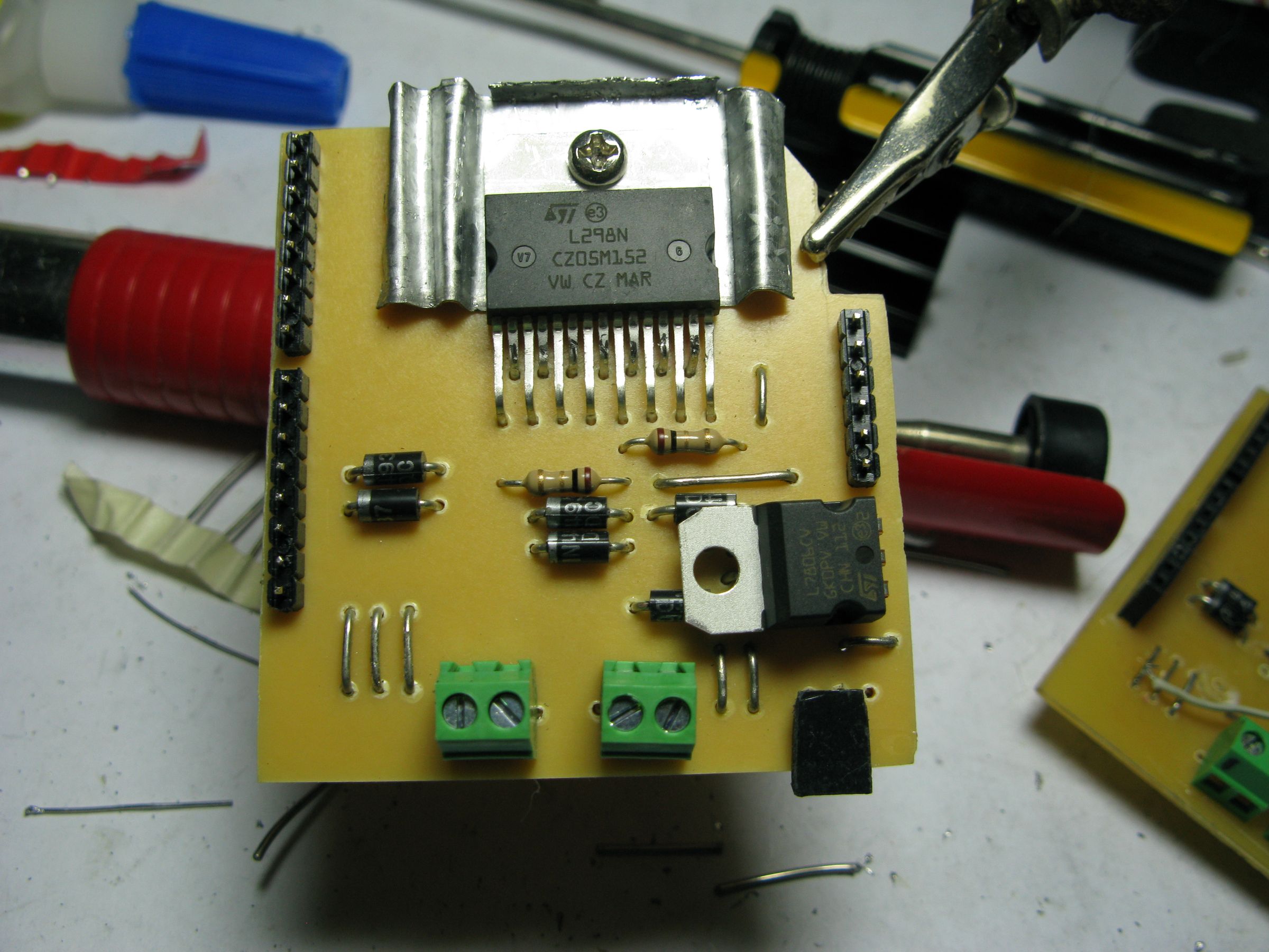 DIY Arduino Motor Shield (L298N 2x4A) 6 Steps (with Pictures