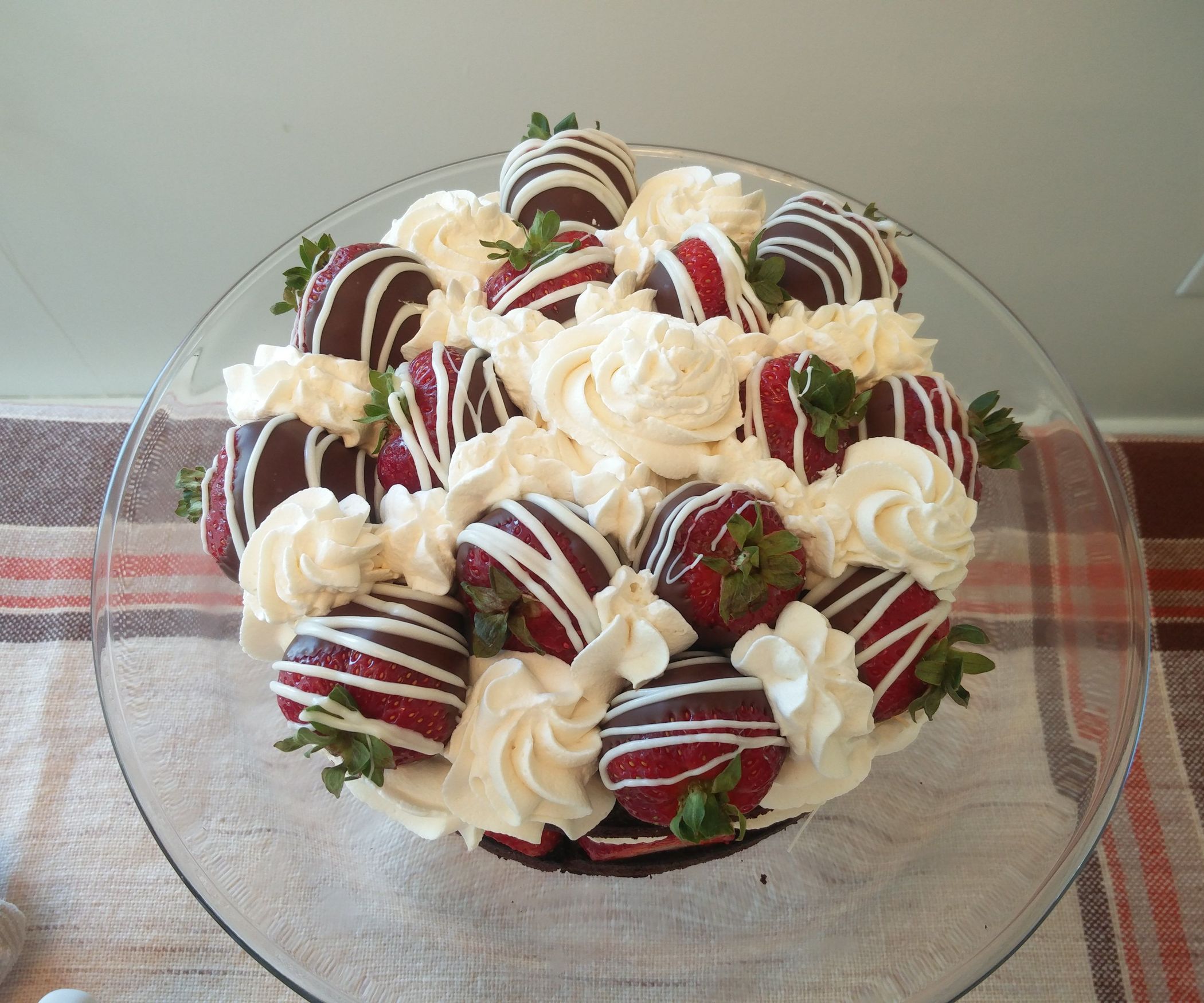 Chocolate Strawberry Cake (gluten Free) 3 Steps (with Pictures