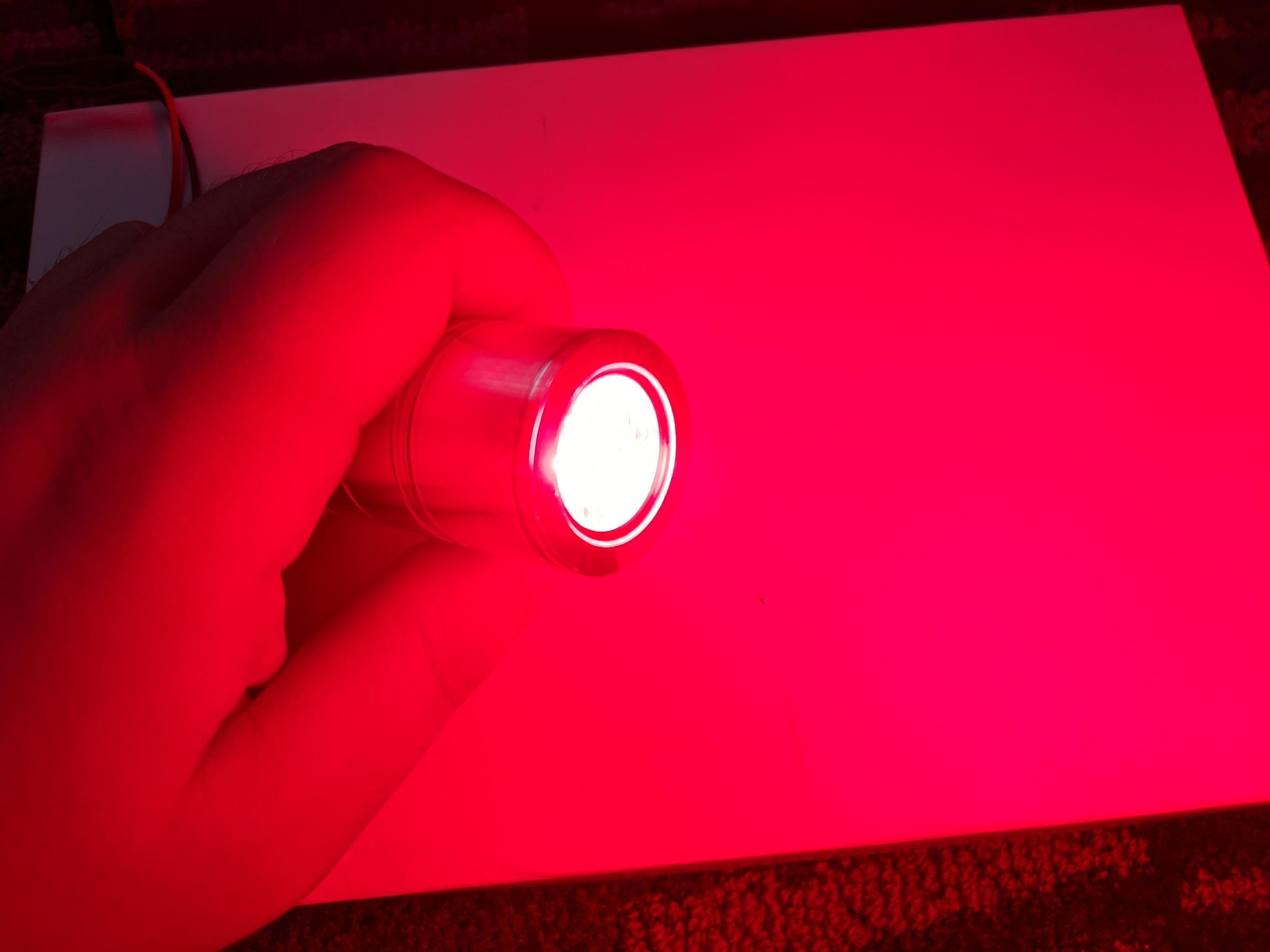 diy high powered red light therapy 660nm flashlight torch for pain DIY Project DIY Project Image