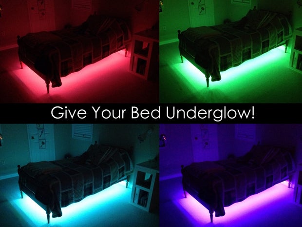 picture Led Strip Lights Around Bed give your bed underglow 7 steps