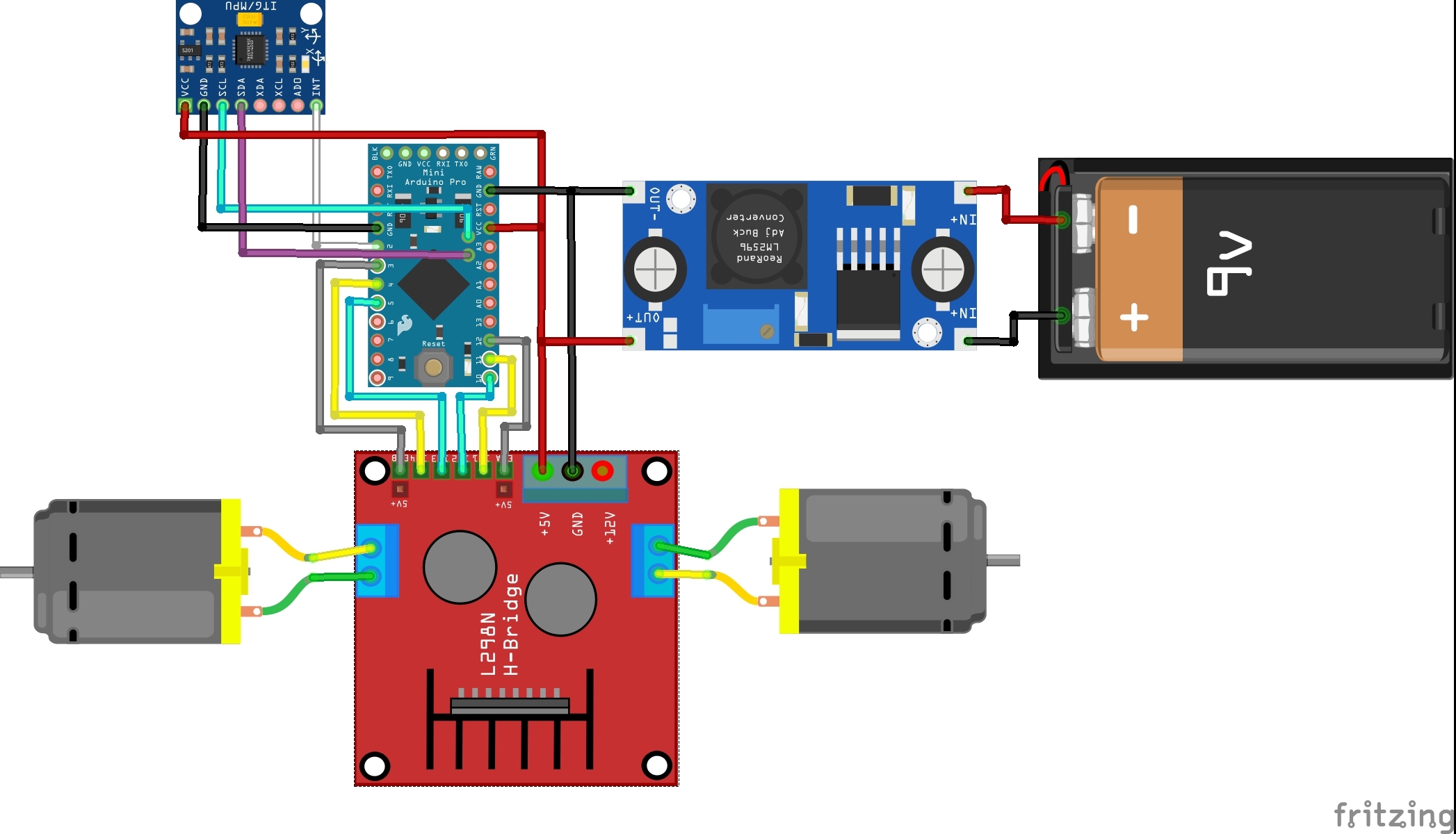Two Wheel SelfBalancing Robot 7 Steps Instructables