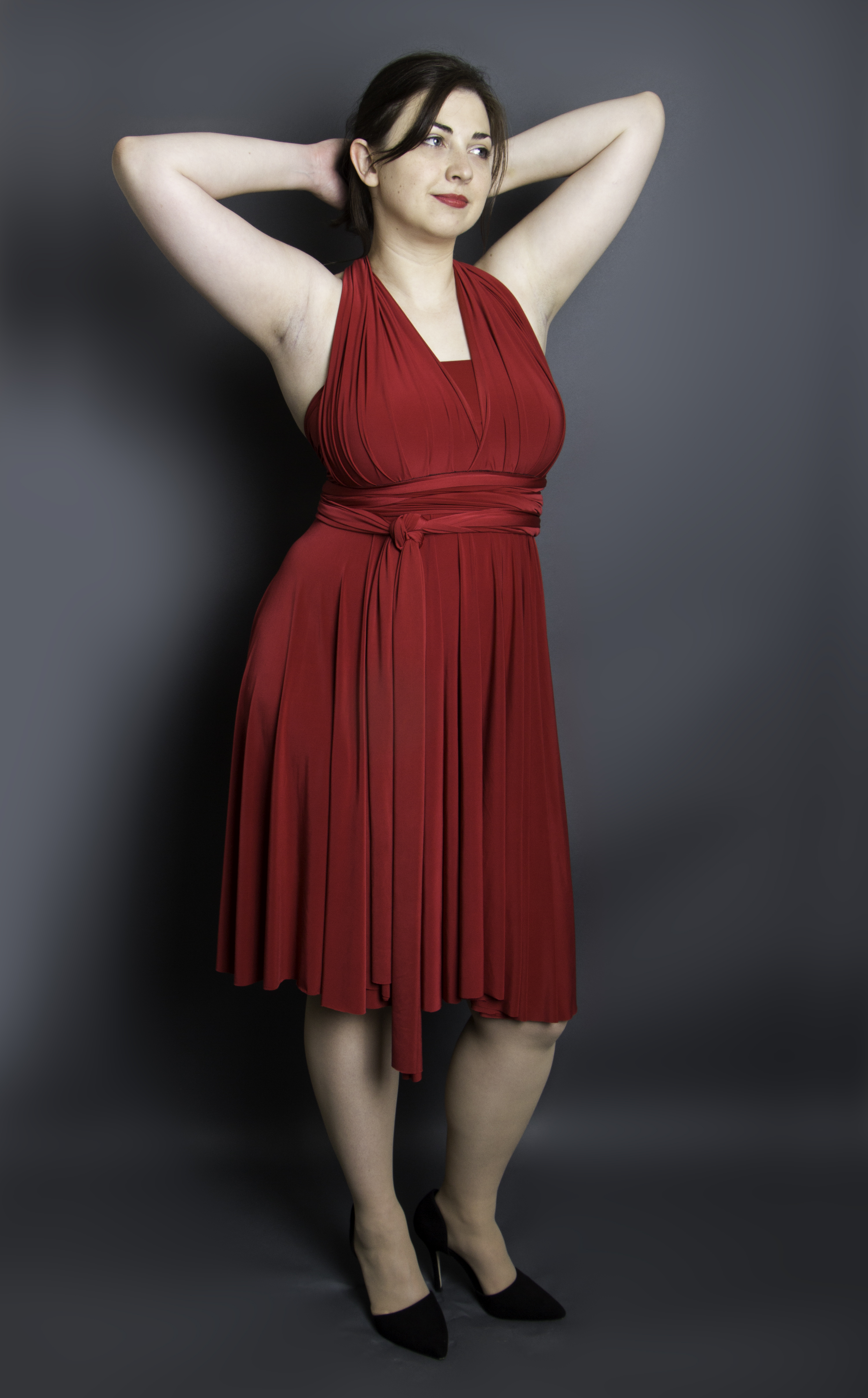 bardot pleated maxi prom dress