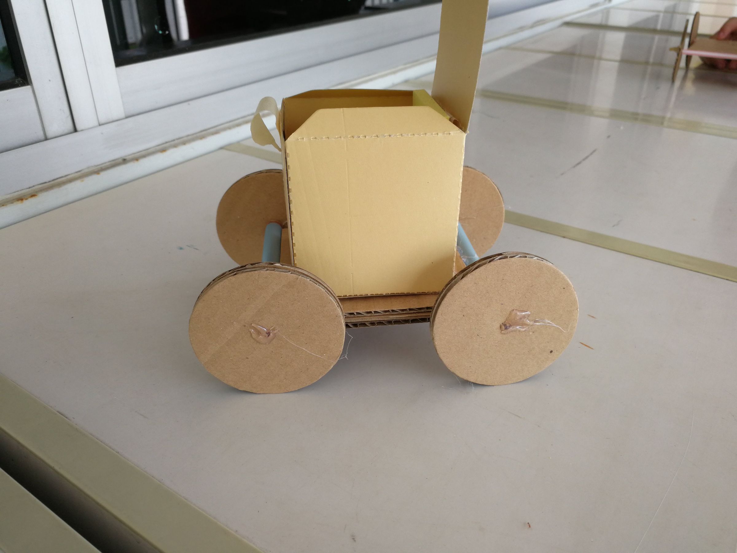 A Simple Cardboard Car to Make With Kids 7 Steps (with Pictures