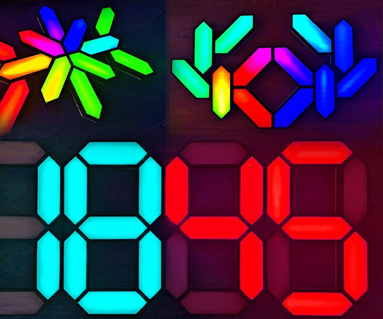Custom NanoLeaf Lights! DIY, Wireless, Modular, Arduino, 3D Printed!