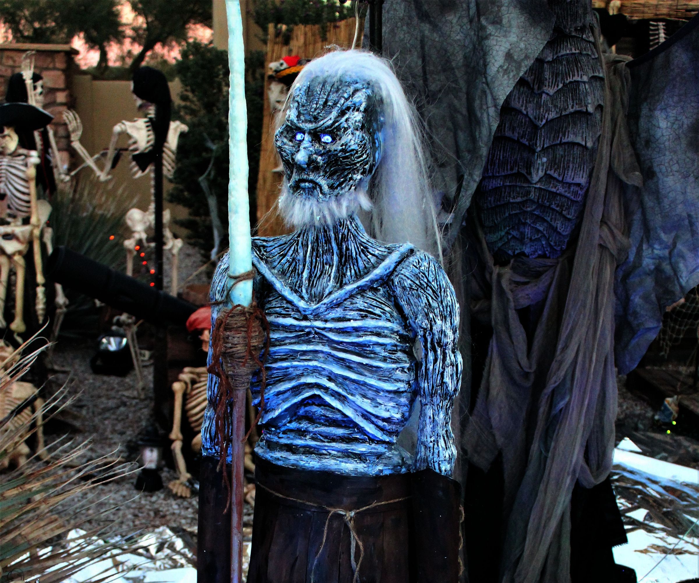 Game of Thrones White Walker Halloween Standing Decoration