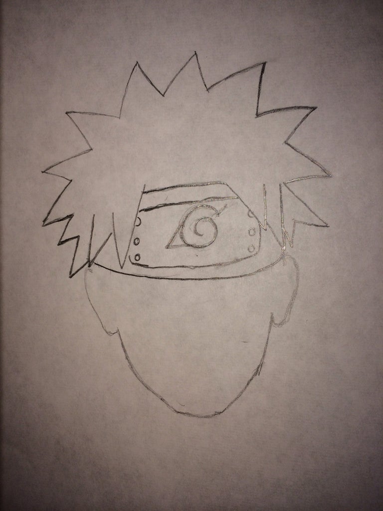 How To Draw Naruto 7 Steps Instructables How To Draw Naruto 7 Steps Instructables