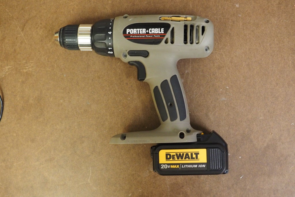 Convert Porter Cable Model 884 Drill To Dewalt Lithium Ion Battery 21 Steps Instructables