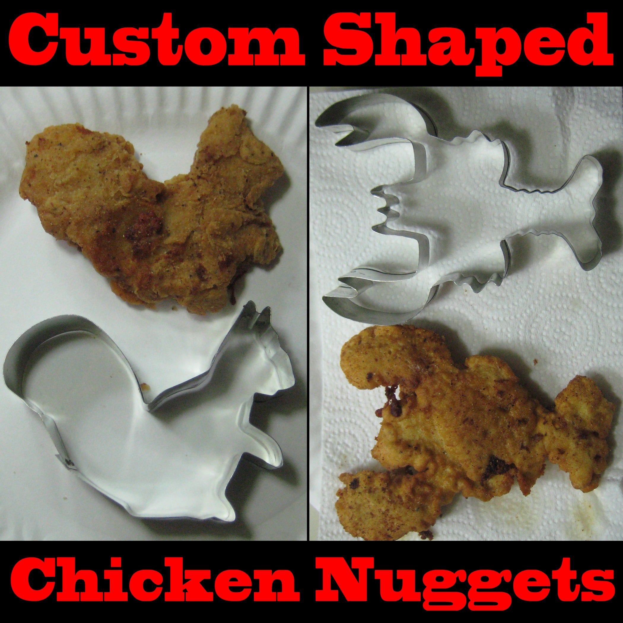 Custom Shaped Chicken Nuggets 6 Steps (with Pictures) Instructables