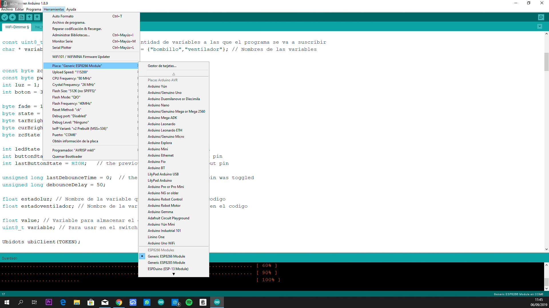 Light Switch + Fan Dimmer in One Board With ESP8266 7 Steps (with