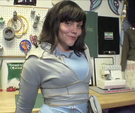 How to Make a Shrug Wrap Out of an Old Turtleneck
