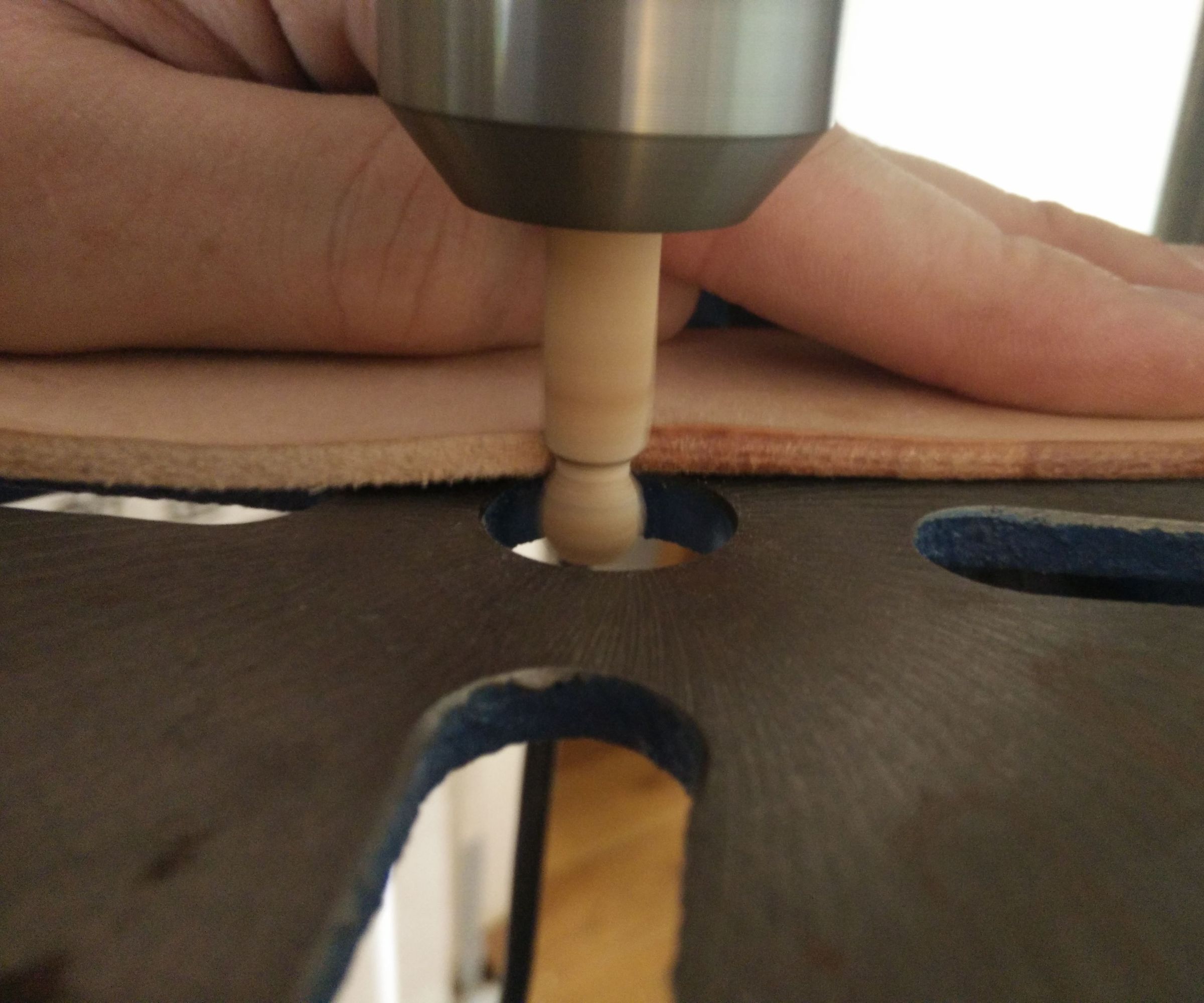 High Speed Leather Burnishing : 3 Steps 