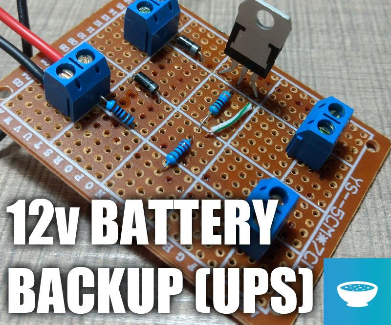 12v battery backup (ups) DIY Project DIY Project Image