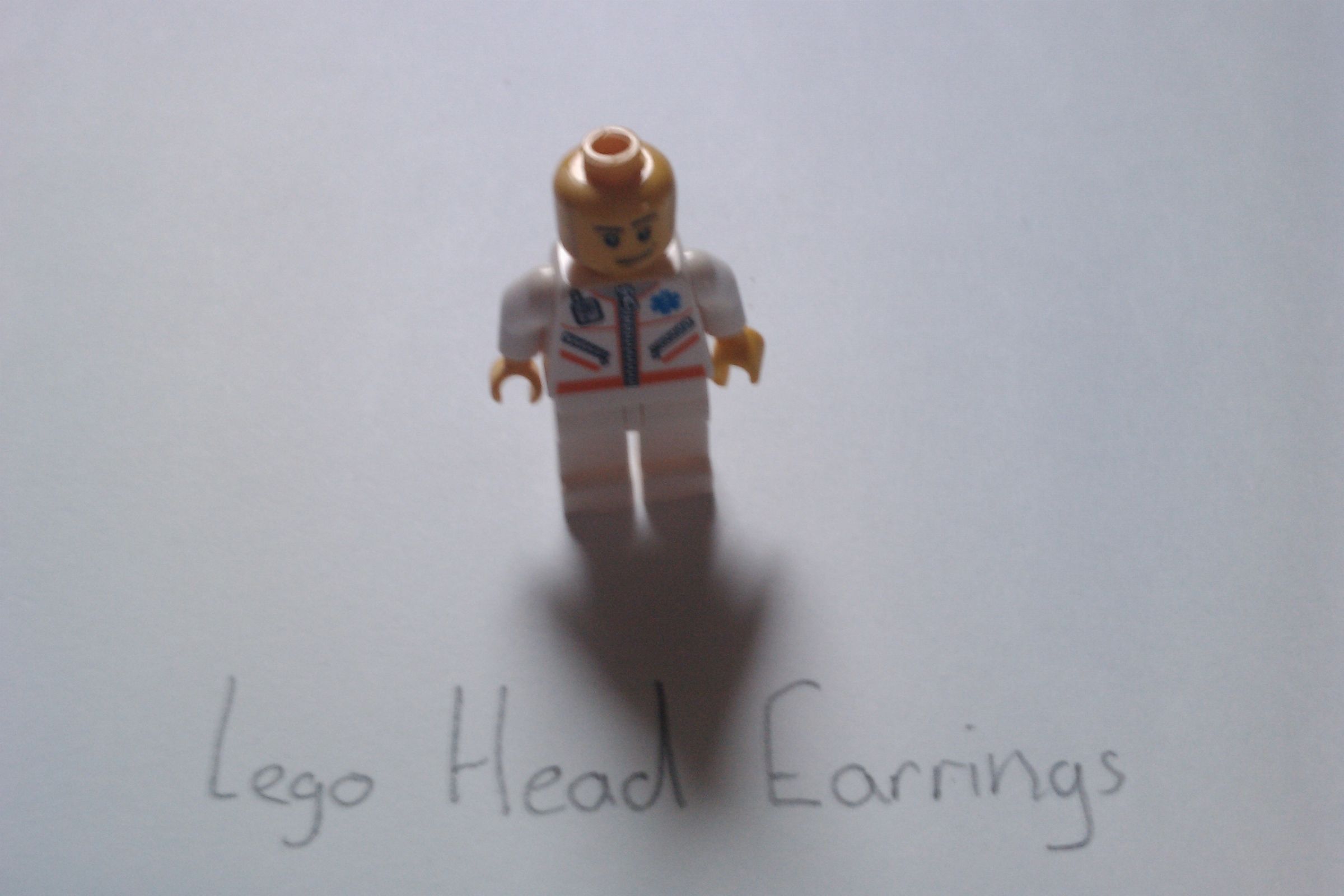Lego Head Earrings 5 Steps Instructables