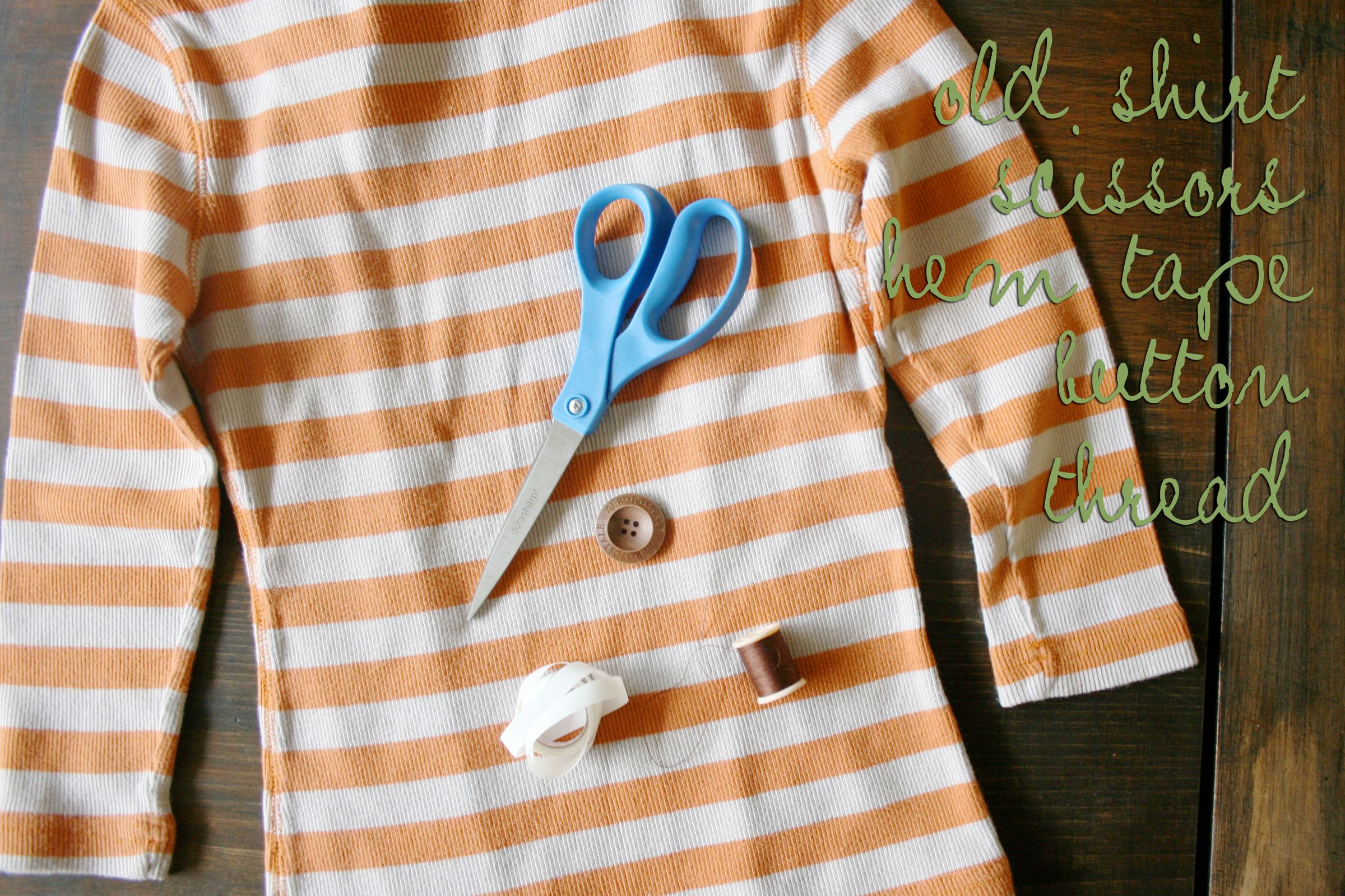 DIY No-Sew Cardigan : 4 Steps (with 