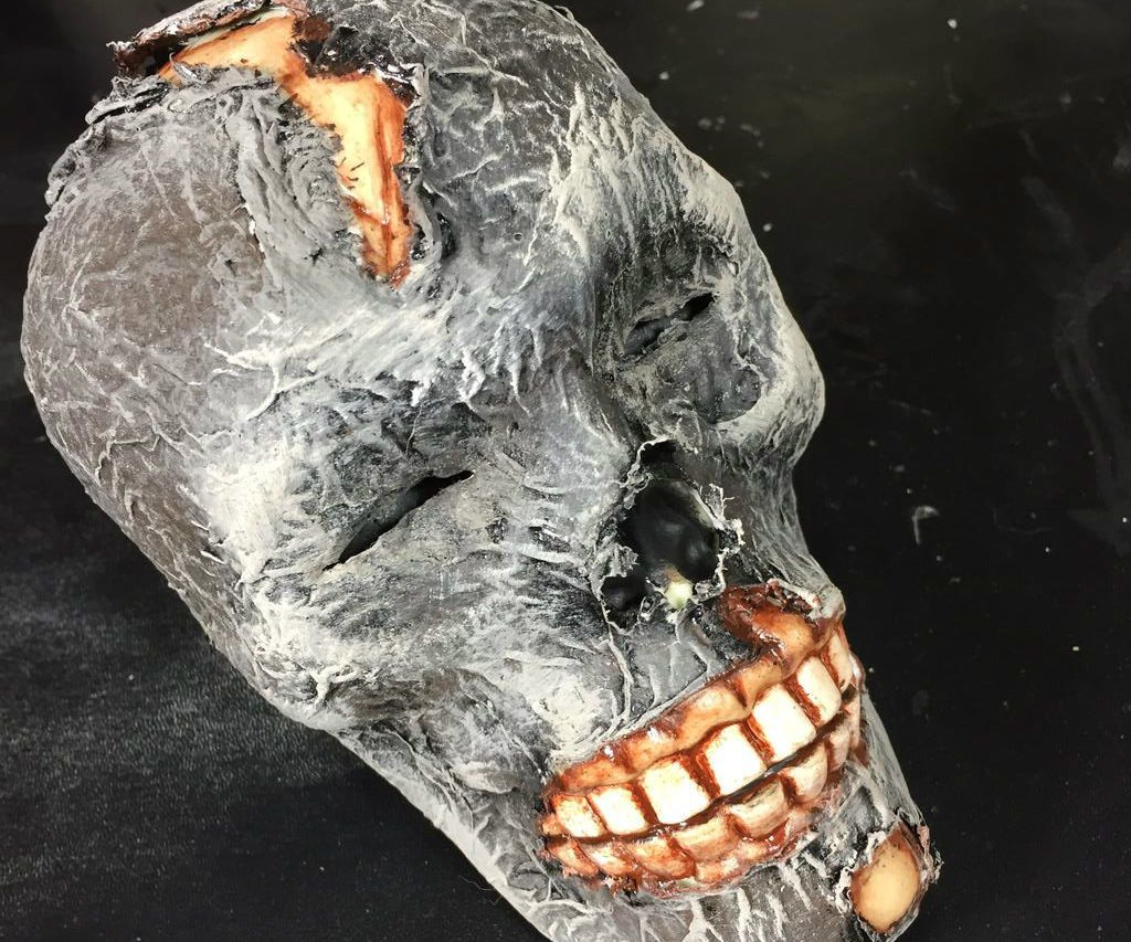 DIY guide for How to Corpse a Cheap Skull With Toilet Paper and Glue with step-by-step instructions