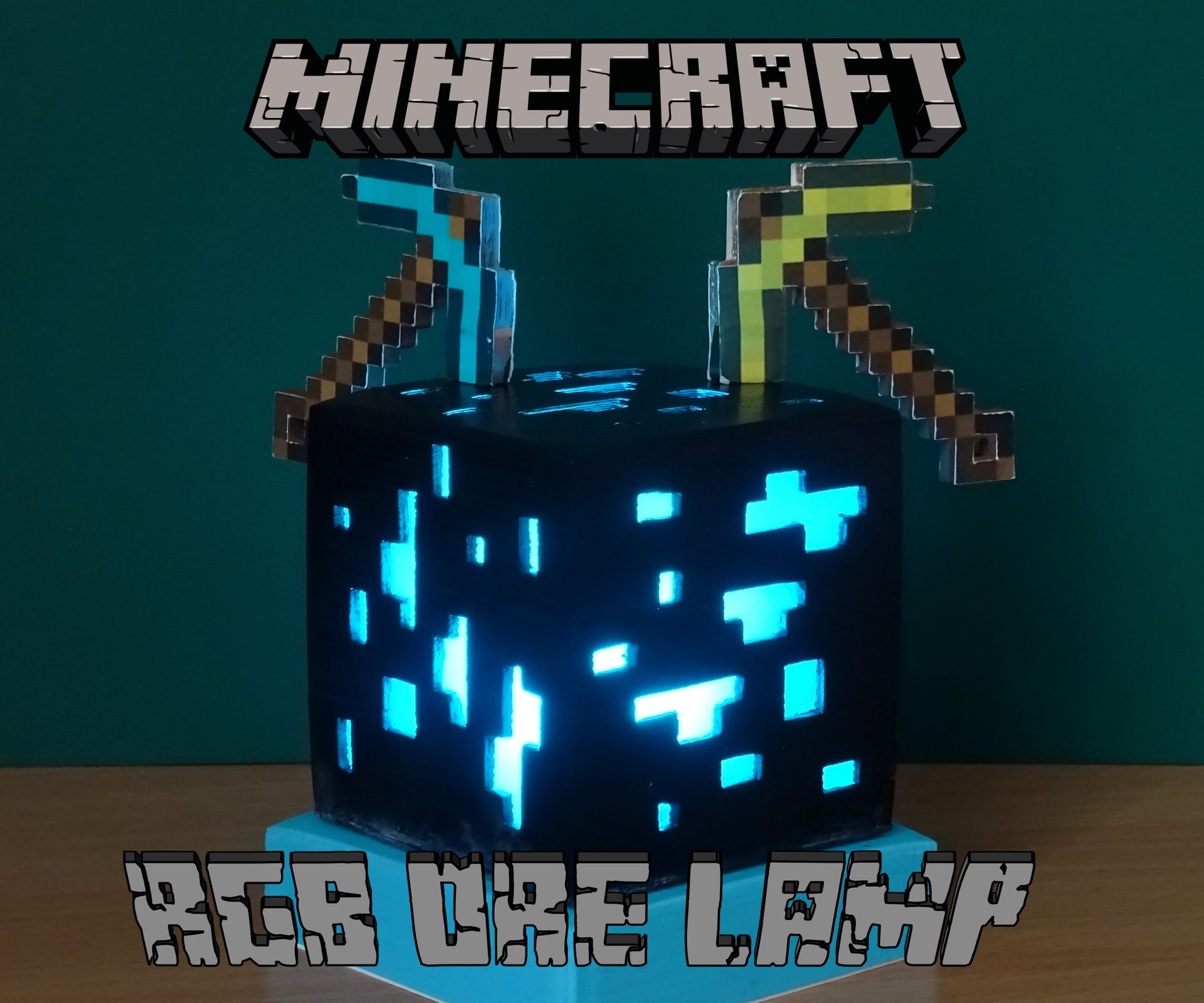 RGB Minecraft Ore Lamp 5 Steps (with Pictures) Instructables