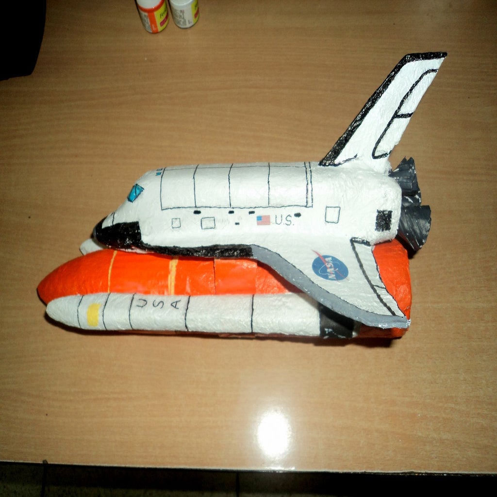 Nasa Space Shuttle Model 3 Steps With Pictures Instructables